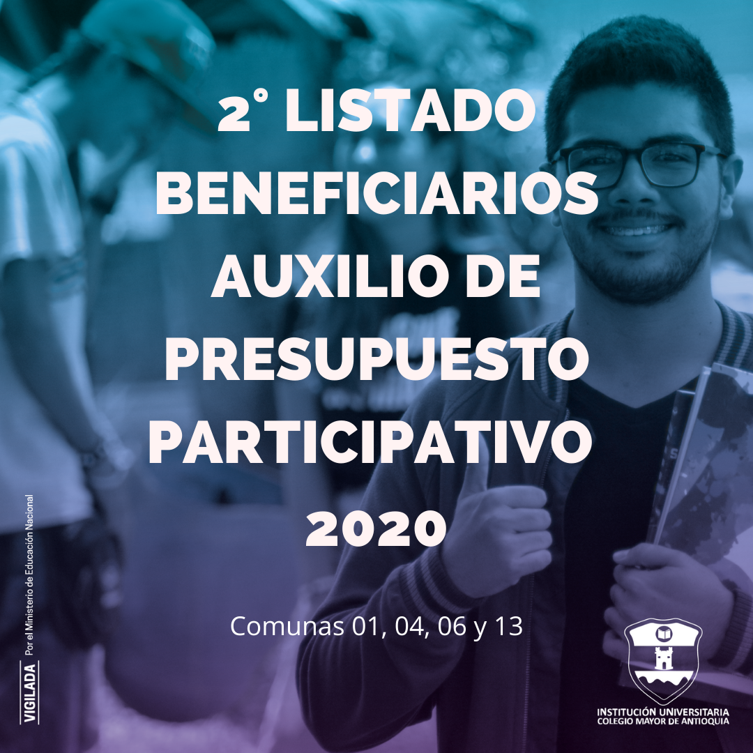 Segundo Listado de Beneficiarios PP