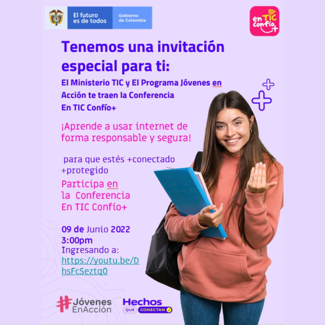 Charla: «En TIC Confío+ Antioquia»