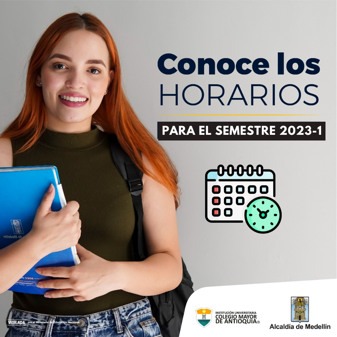 Horarios para el semestre 2023-1