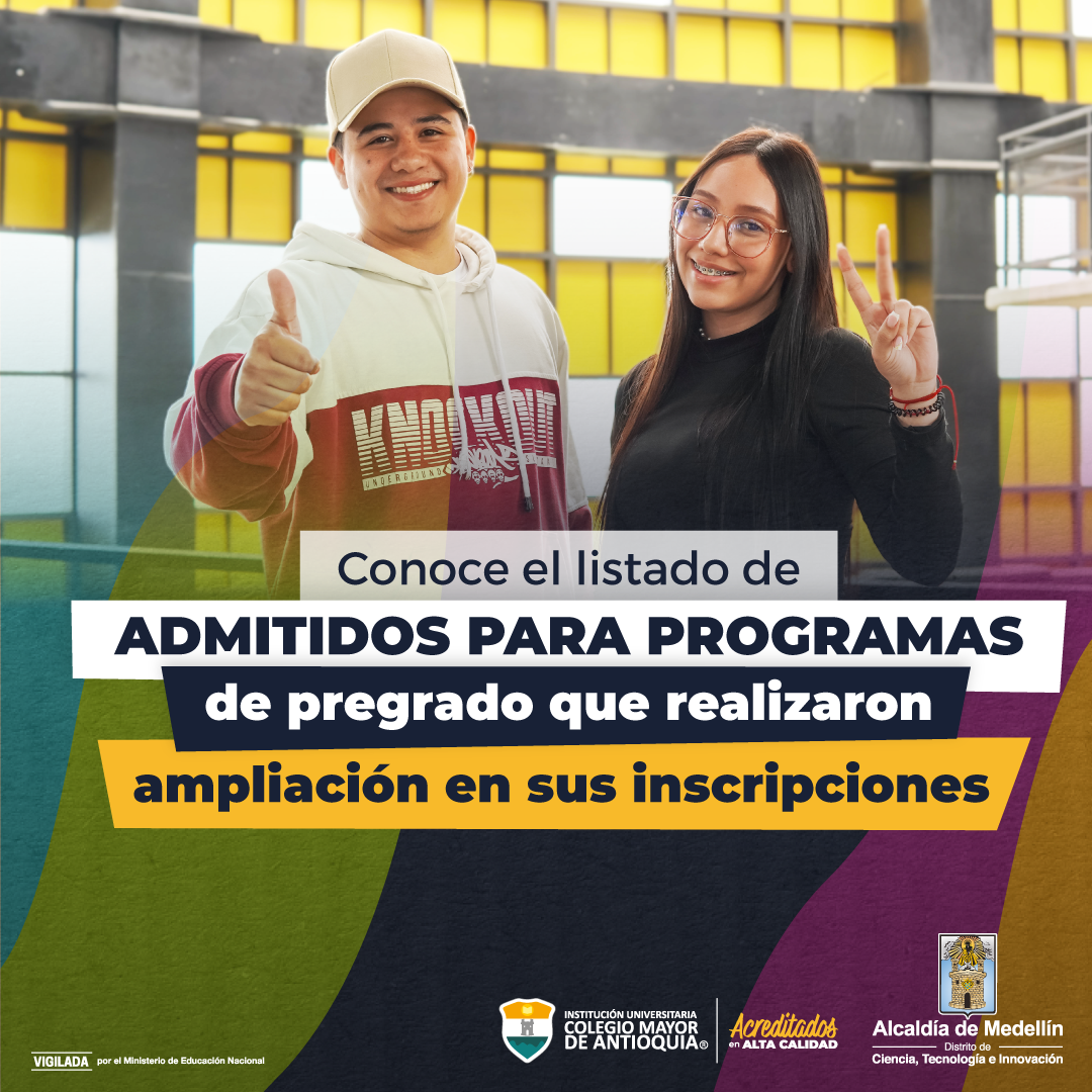 Estudiantes nuevos admitidos para el semestre 2023-2 (Ampliación de inscripciones)