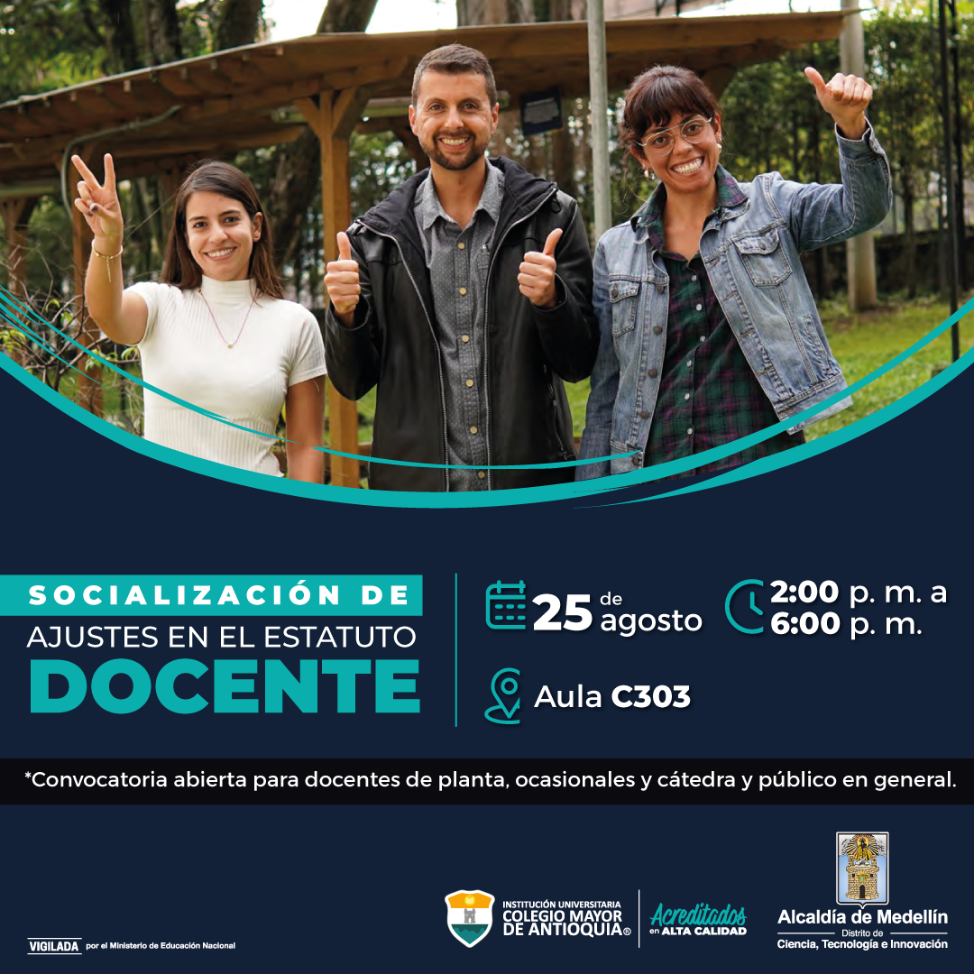 Convocatoria de socialización de ajustes al Estatuto Docente