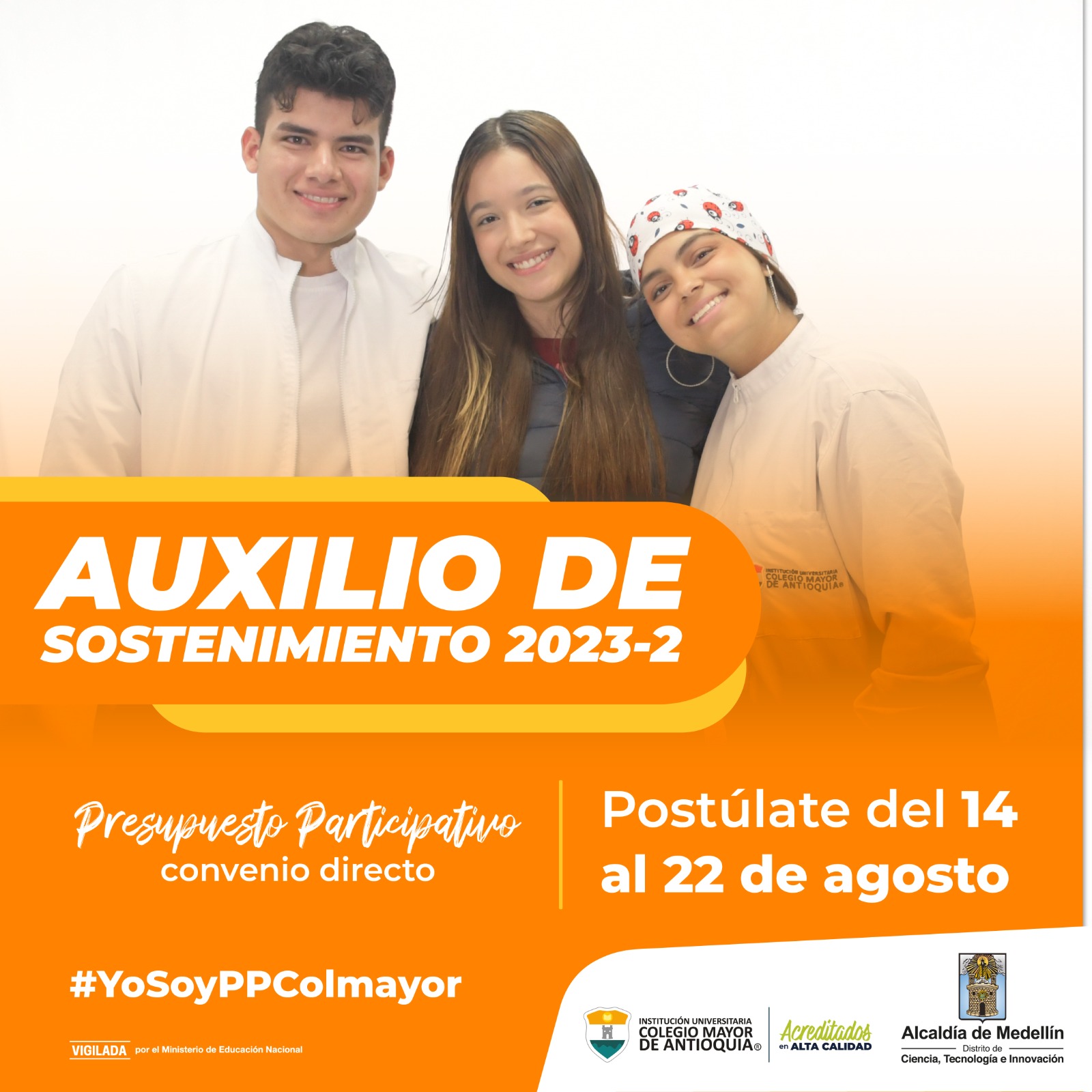 Auxilio de sostenimiento PP convenio directo – 2023-2