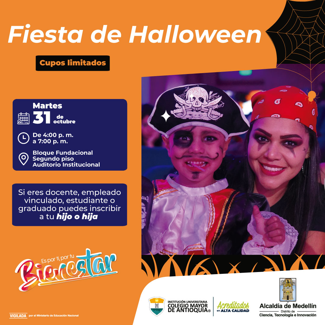 ¡Fiesta de Halloween para los pequeños de nuestra Comunidad Universitaria!