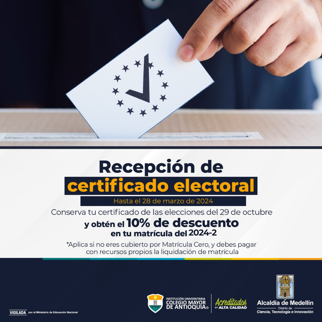 Recepción de certificado electoral