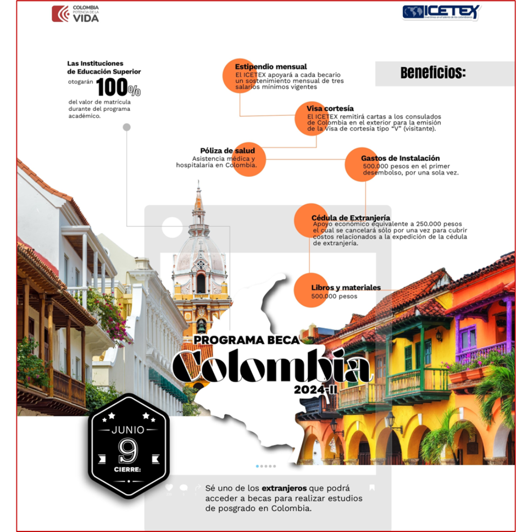 Convocatoria Beca Colombia 2024 – ICETEX