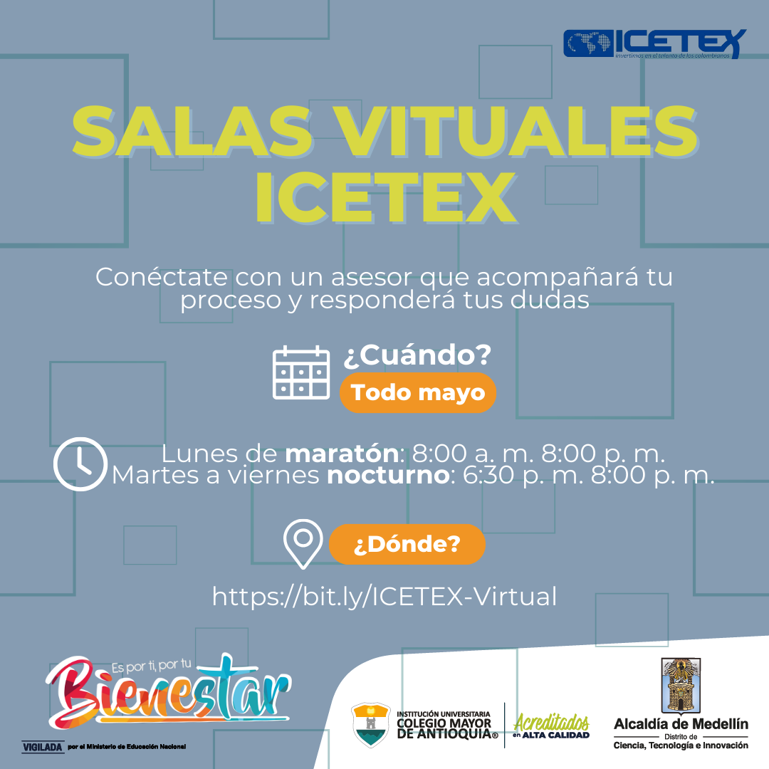 Jornadas virtuales de atención a los estudiantes mayo 2024 – ICETEX