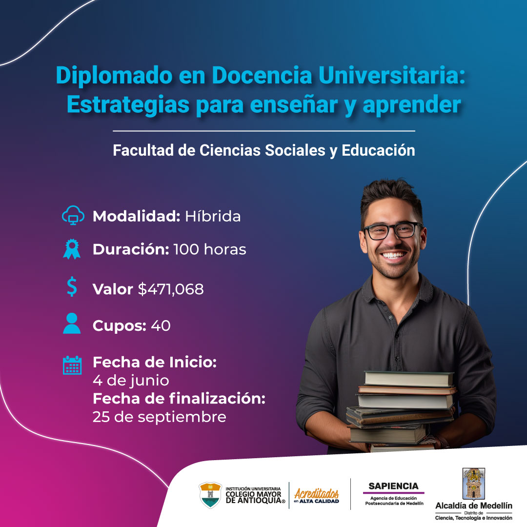 Diplomado en Docencia Universitaria: estrategias para enseñar y aprender en la U 2024