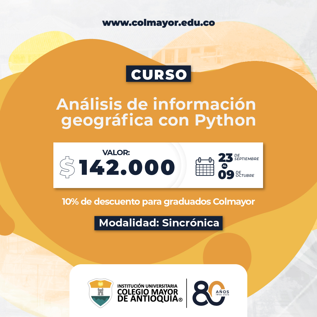 Curso de análisis de información geográfica con Python