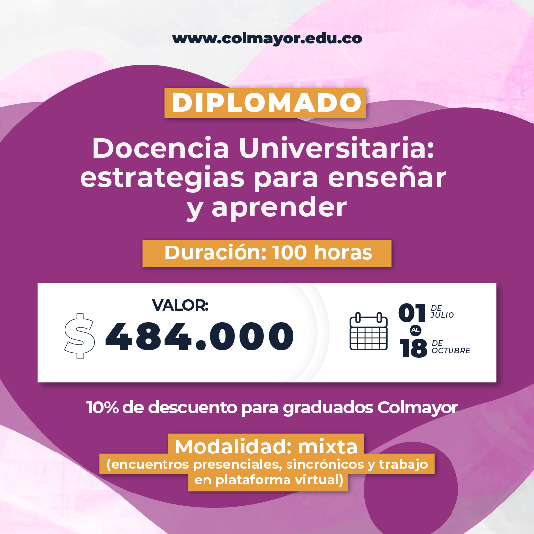 Diplomado en Docencia Universitaria: estrategias para enseñar y aprender