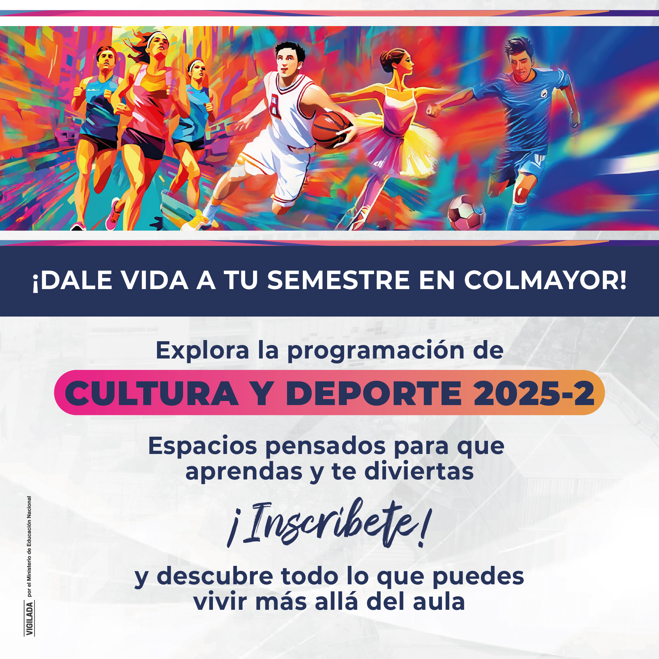 Vive la cultura y el deporte en Colmayor, cursos 2025-2