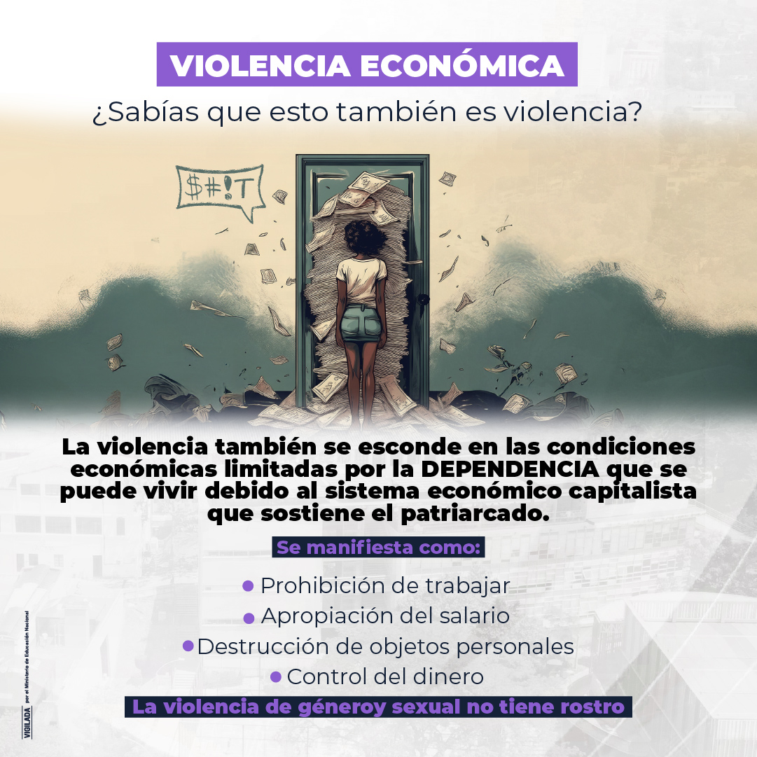 Violencias Basadas en Género y Sexual (VBGyS): La violencia económica
