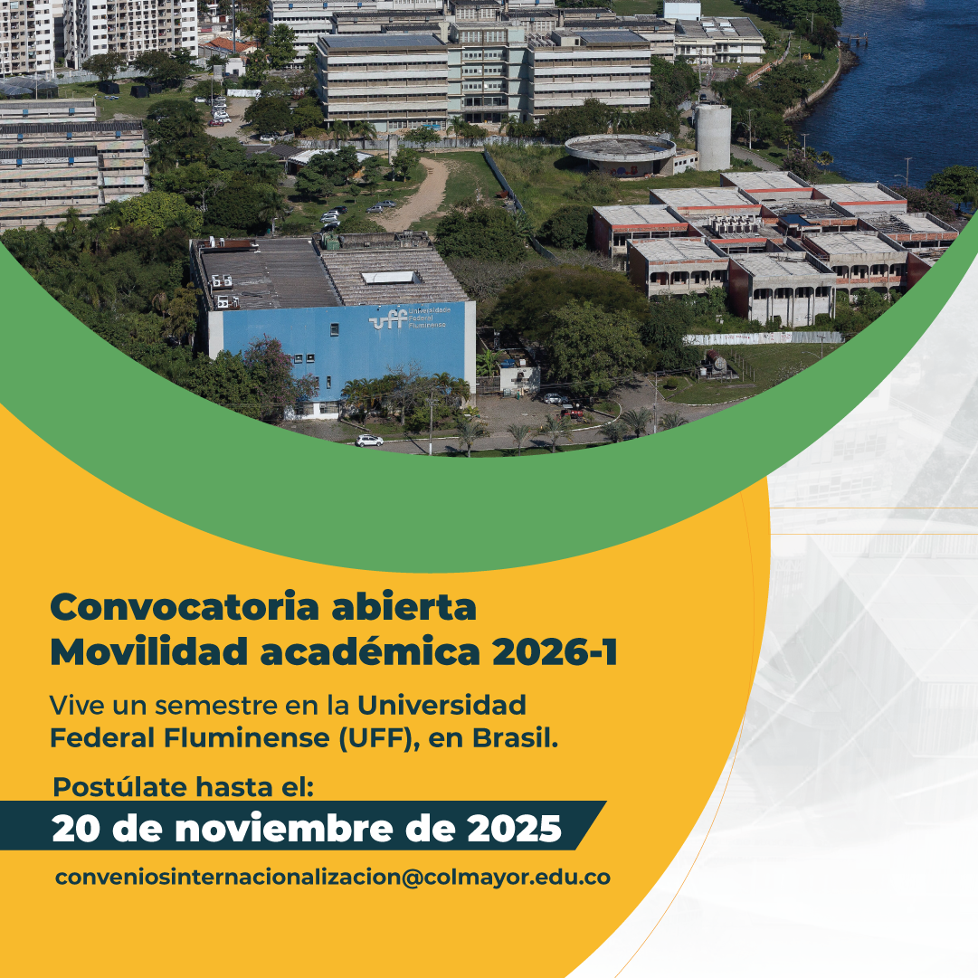 Abierta la convocatoria de movilidad académica con la Universidad Federal Fluminense (Brasil) para el periodo 2026-1