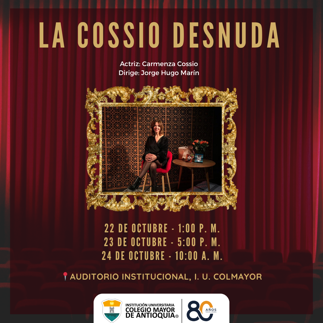 Colmayor invita al monólogo: La Cossio Desnuda