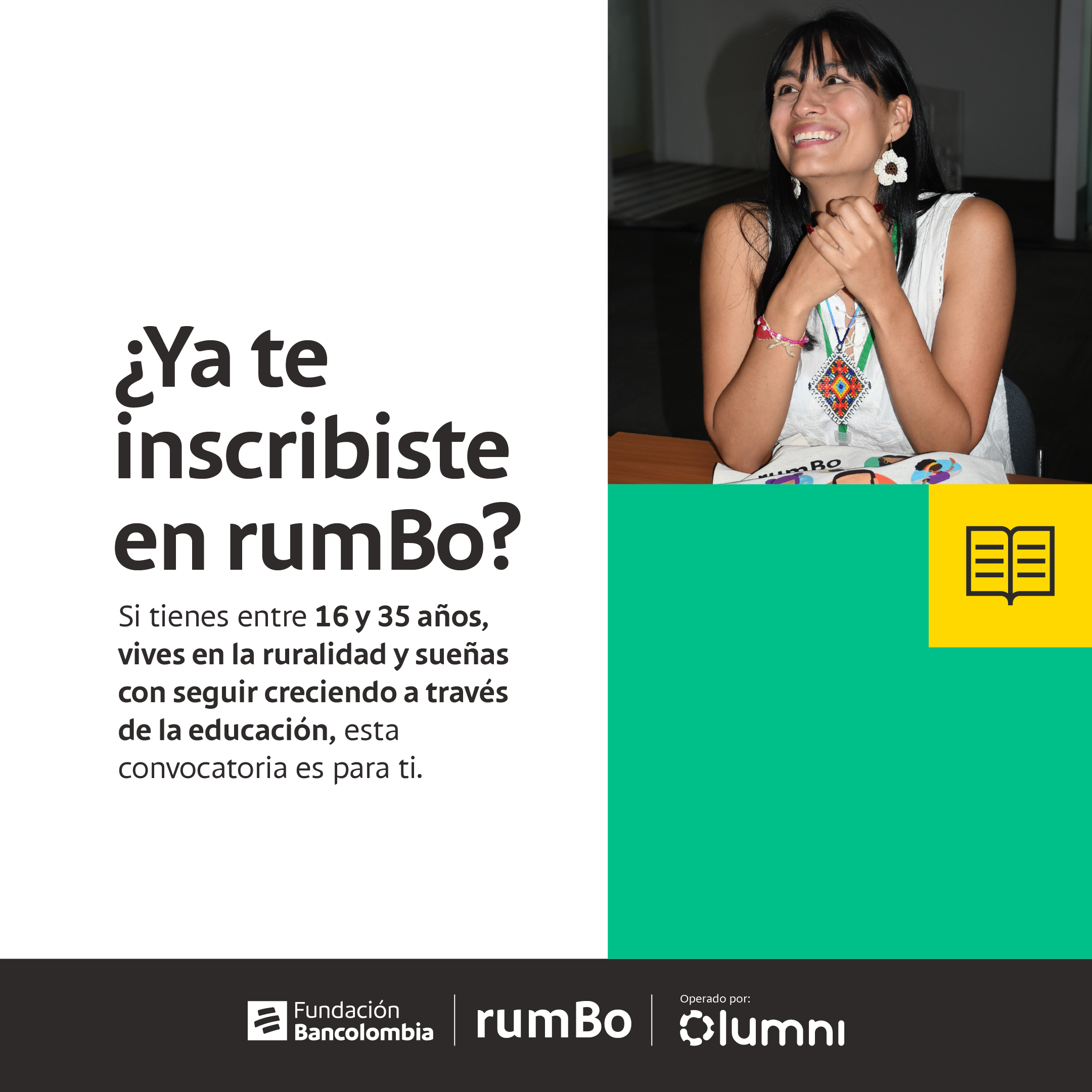 Convocatoria rumBo 2026 – Fundación Bancolombia