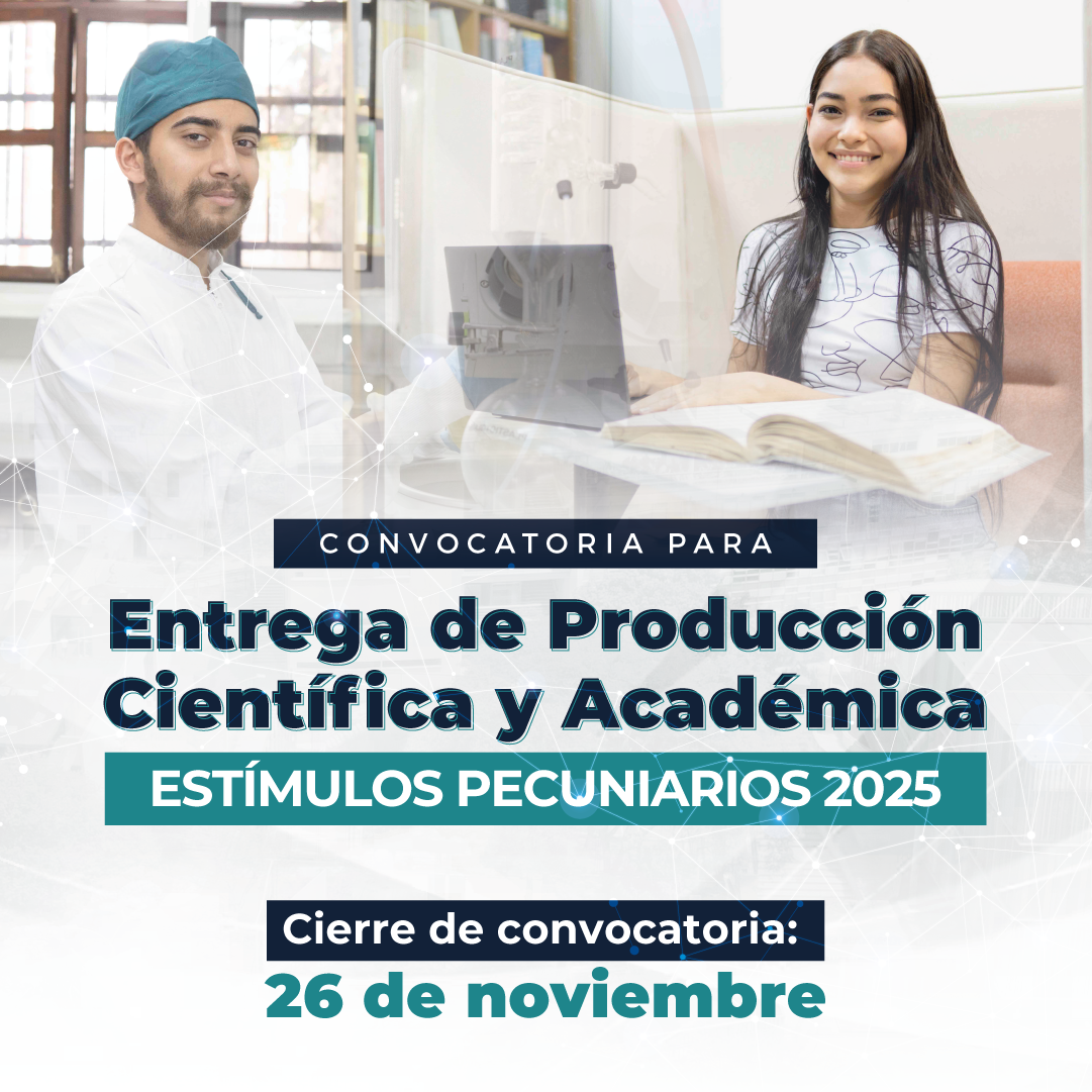 Abierta la convocatoria de Estímulos Pecuniarios 2025 para la producción científica y académica