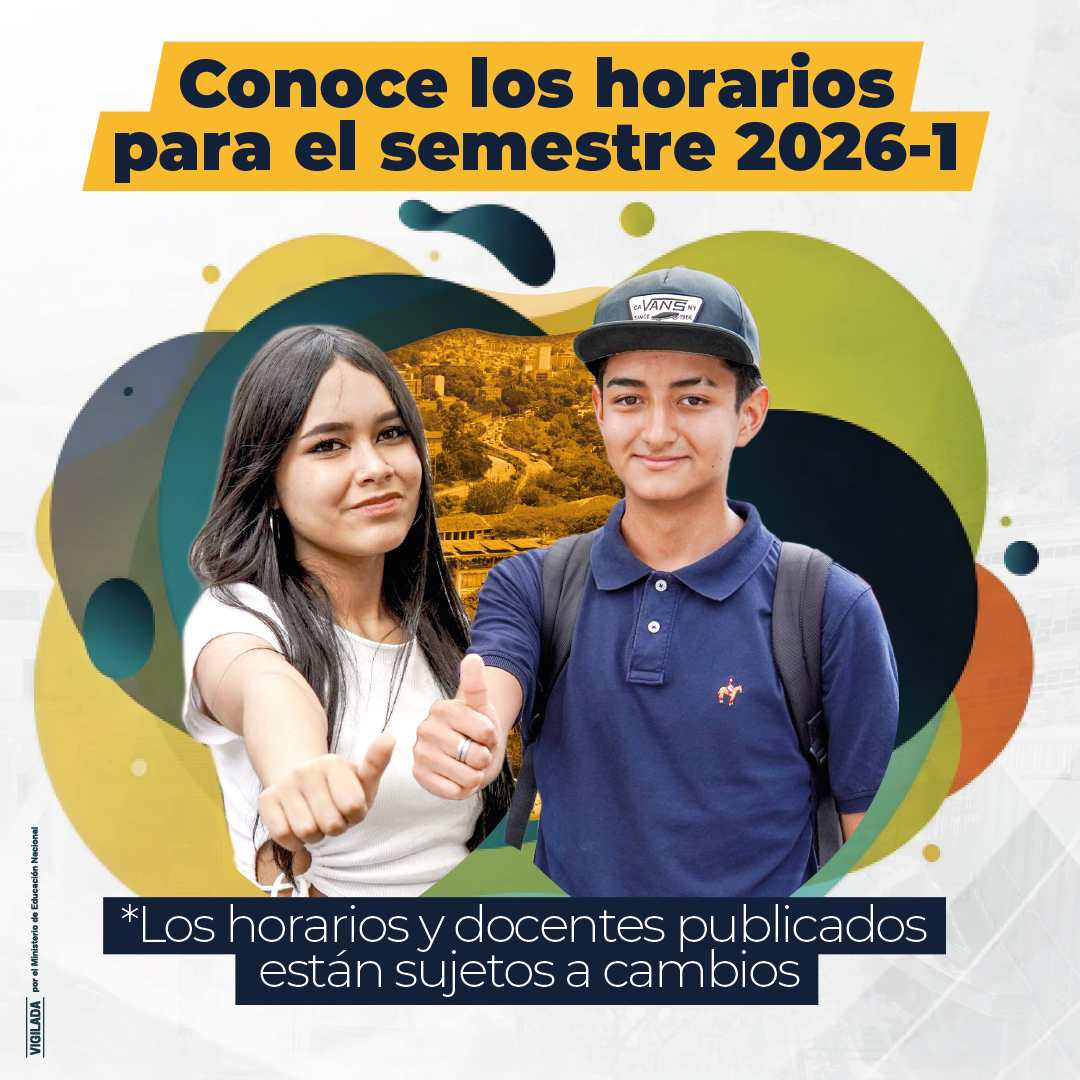 Horarios para el semestre 2026-1