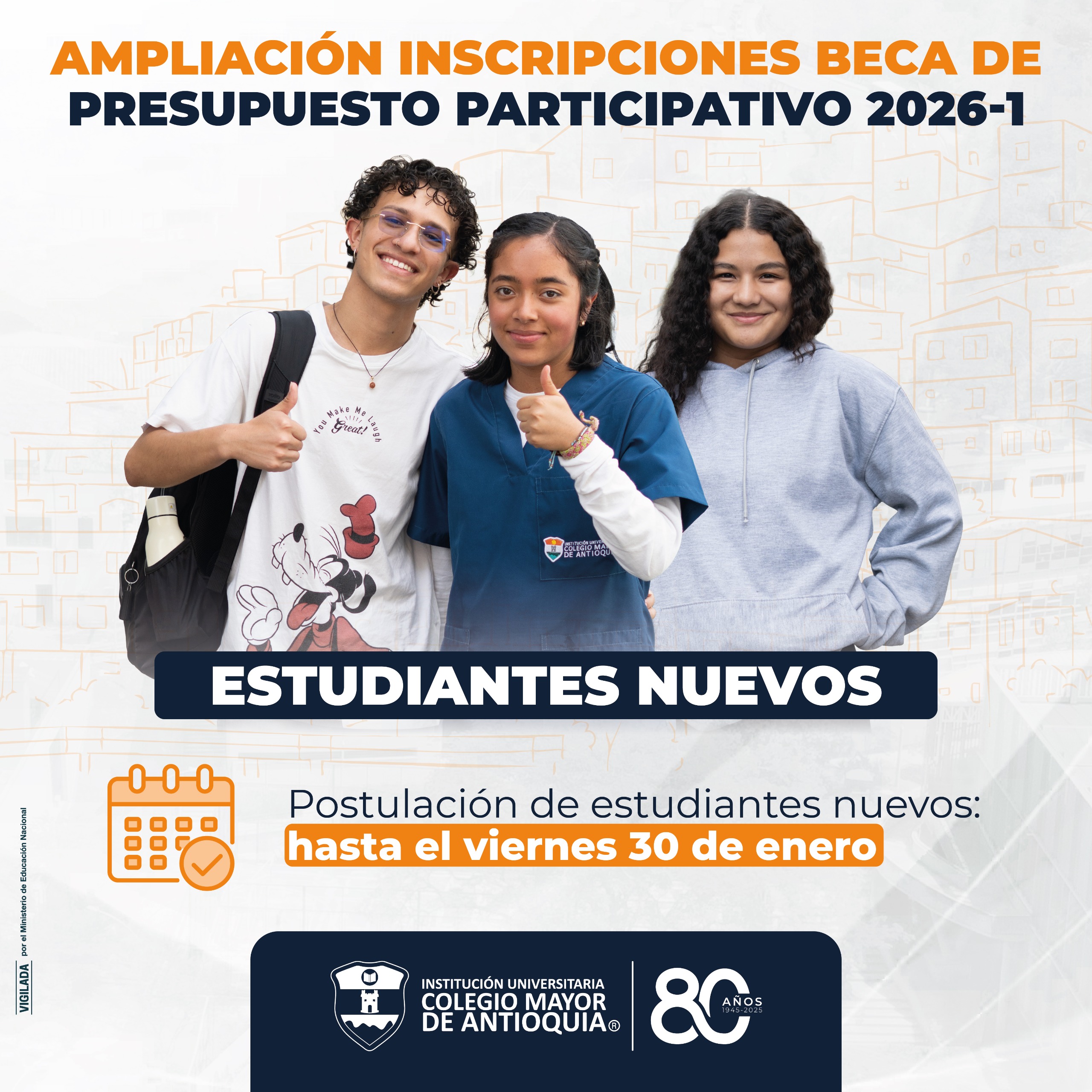 Ampliación de inscripciones – Beca de Presupuesto Participativo convenio directo semestre 2026-1
