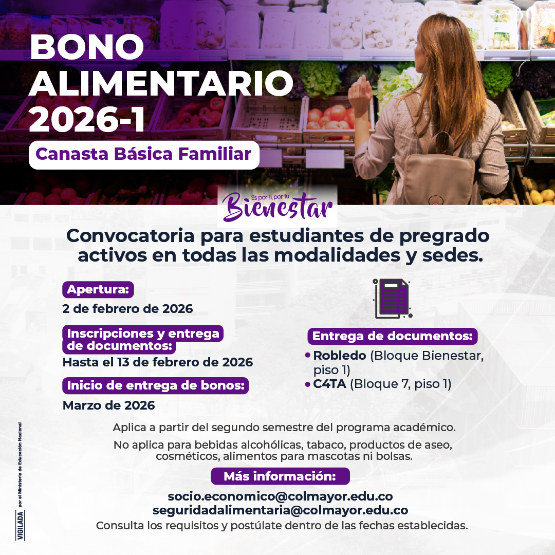 Convocatoria de Bonos Alimentarios 2026-1, Canasta Básica Familiar
