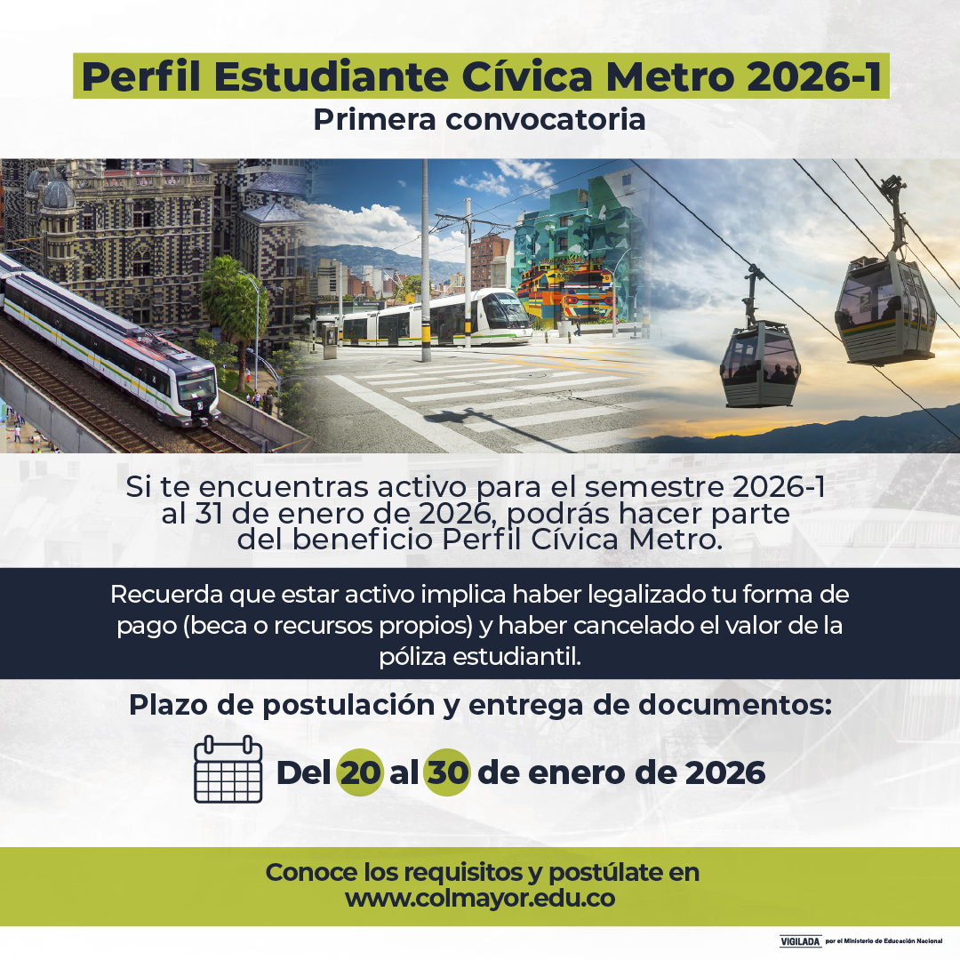 Perfil Estudiante Cívica Metro 2026-1