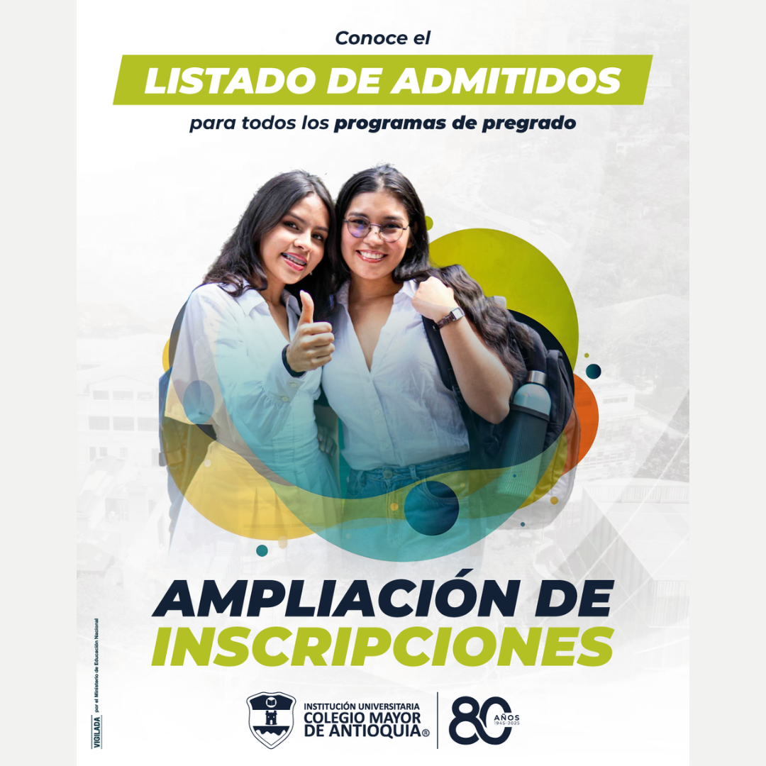 Estudiantes admitidos para el semestre 2026-1 (ampliación de inscripciones)
