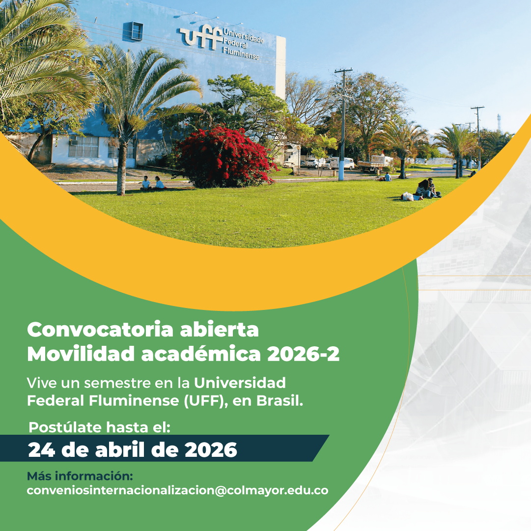 Abierta convocatoria de movilidad académica con la Universidad Federal Fluminense (Brasil) para el periodo 2026-2