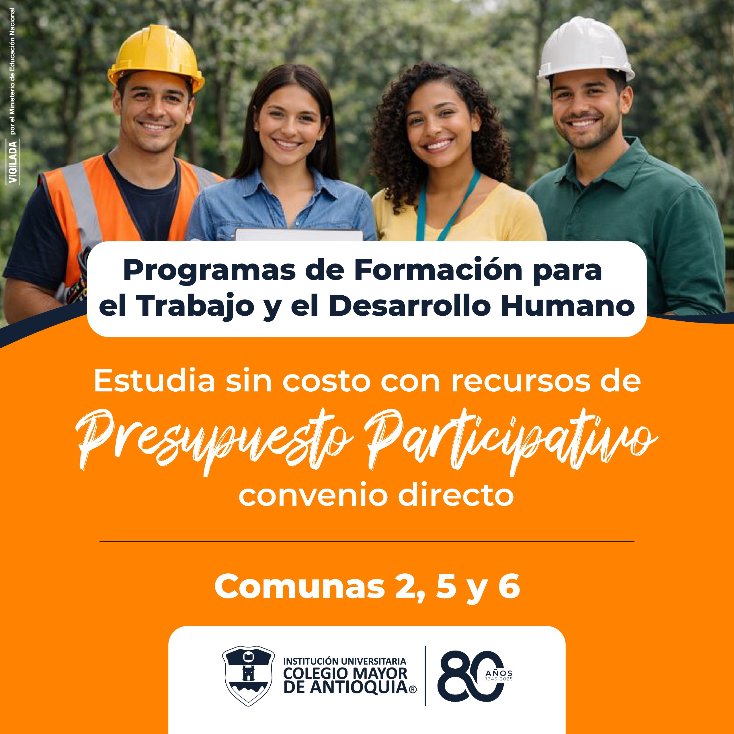 Conoce la oferta actual de Formación para el Trabajo y el Desarrollo Humano sin costo a través de Presupuesto Participativo