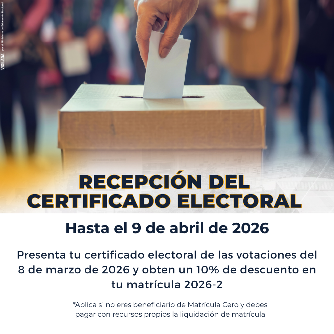 Recepción de certificado electoral 2026-2