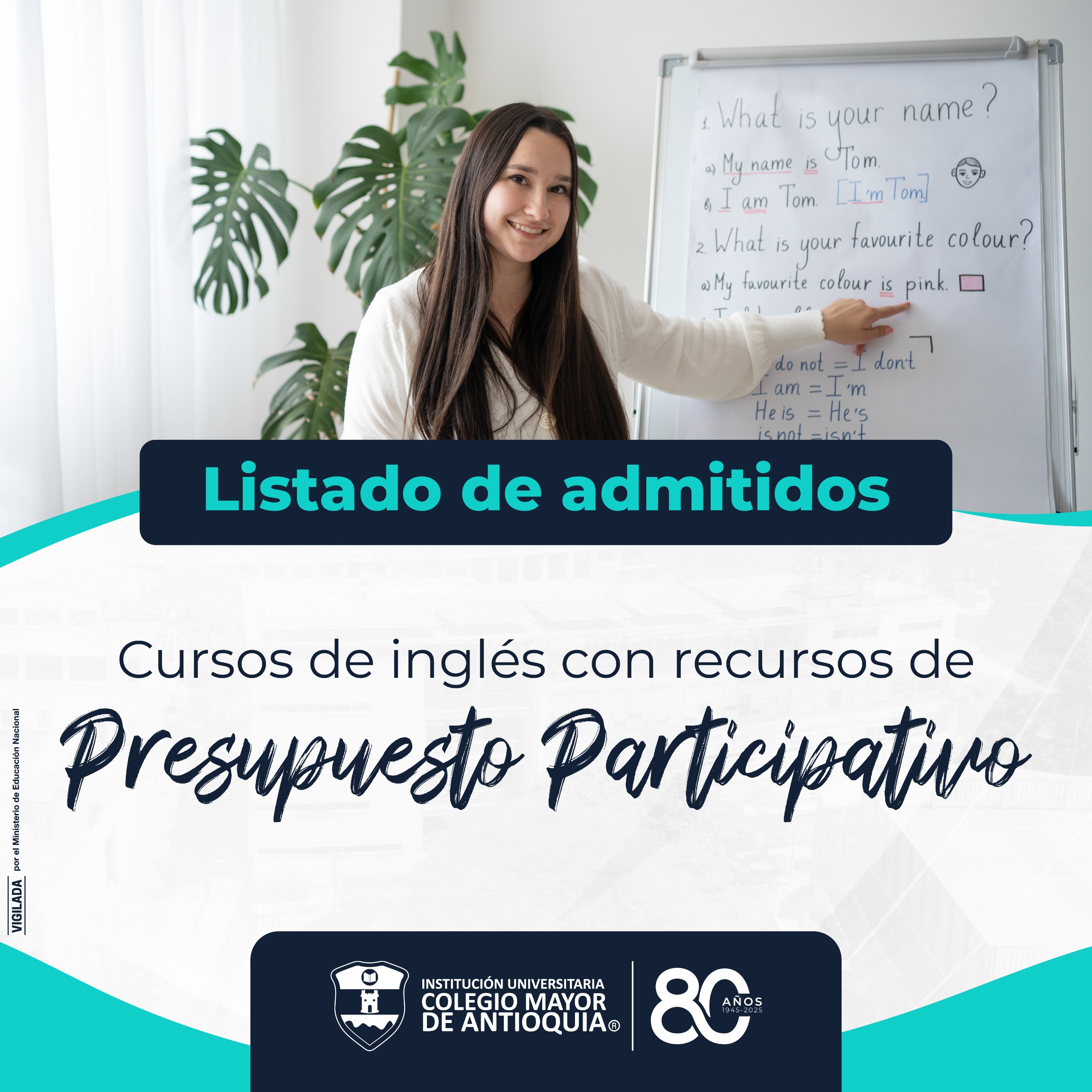 Listados de beneficiarios – Cursos de Inglés priorizados con recursos de Presupuesto Participativo