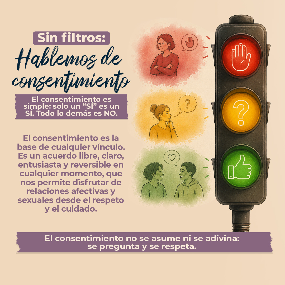 “Sin filtros: Hablemos de consentimiento”, una campaña para promover relaciones basadas en el respeto y el cuidado