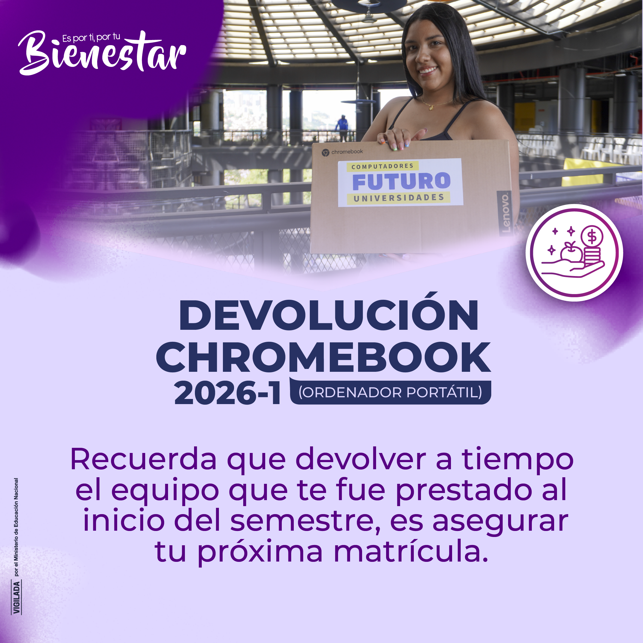 Devolución de equipos Chromebook 2026-1