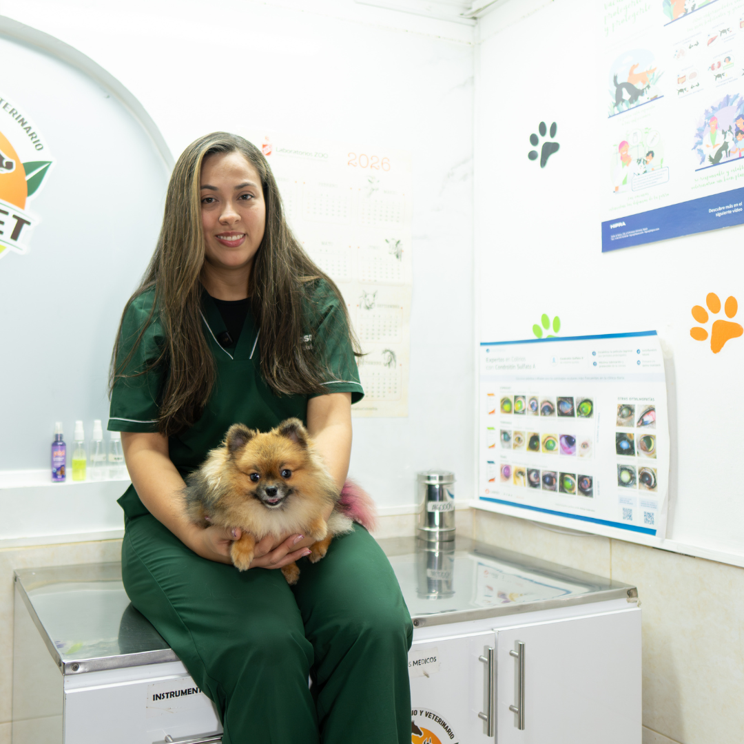 De cuidar a sus cinco perros a salvar vidas, la historia de Verónica en la veterinaria