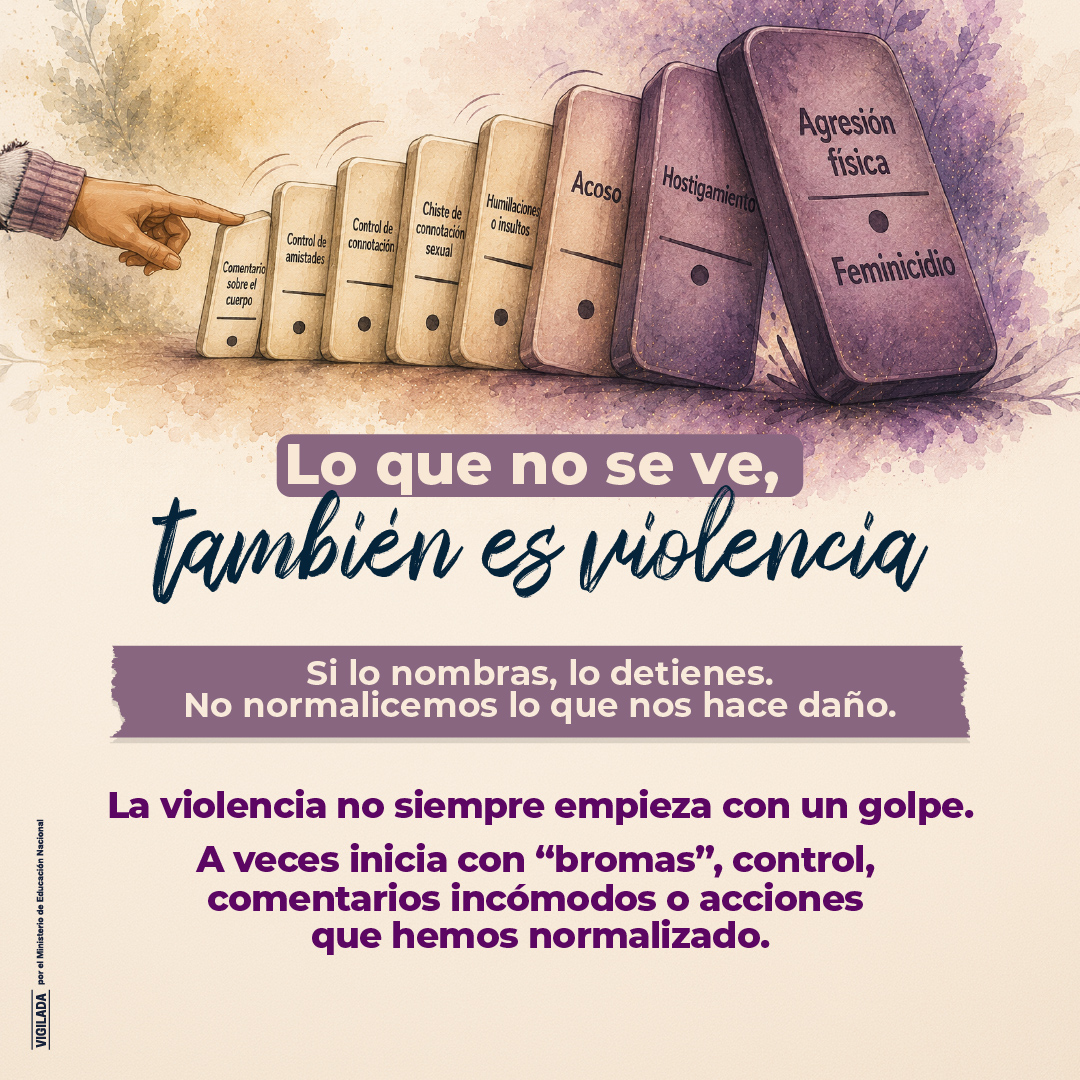 Lo que no se ve, también es violencia: una invitación a reconocer y detener las violencias basadas en género