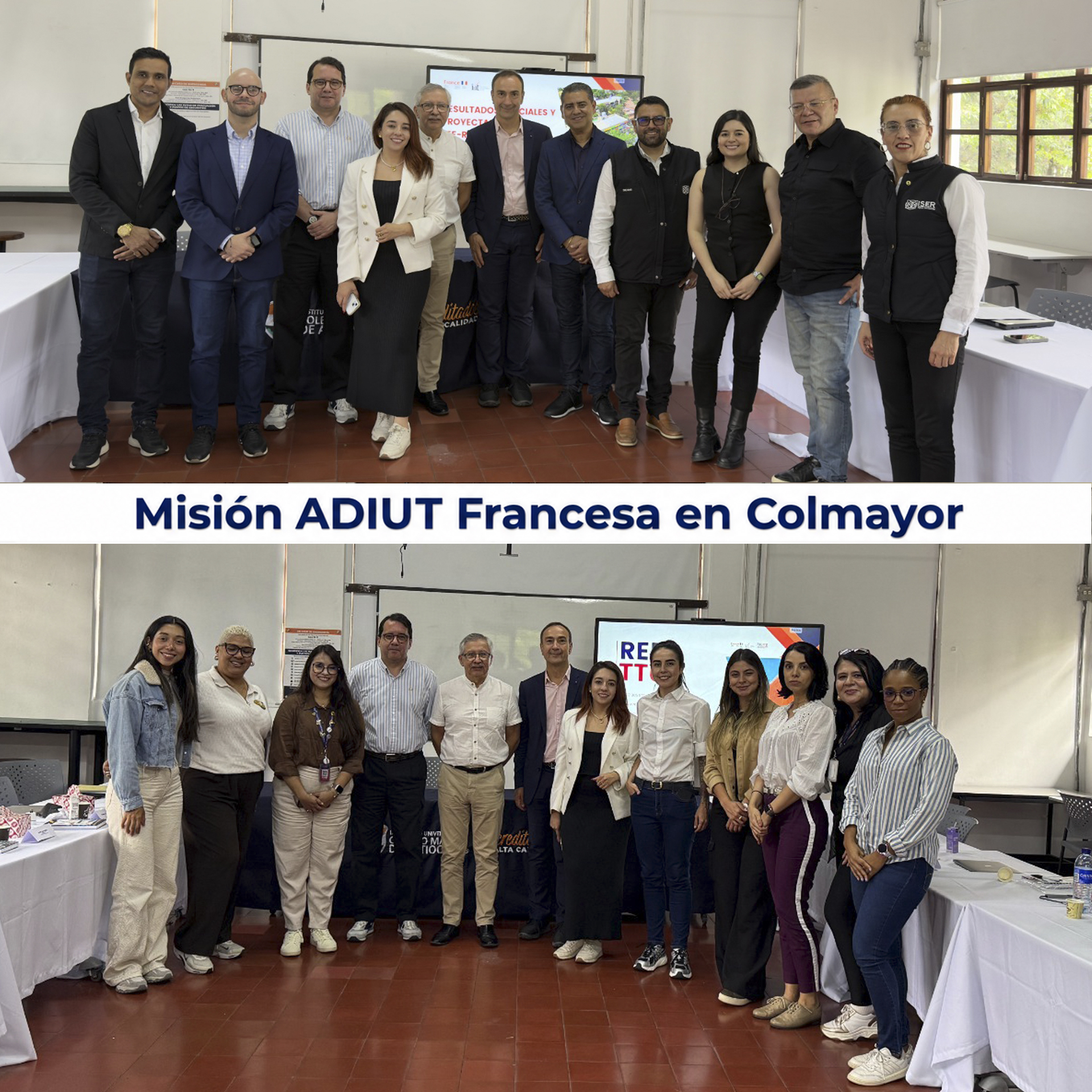 Internacionalización del currículo y cooperación académica, ejes de la misión francesa de la ADIUT en Colombia