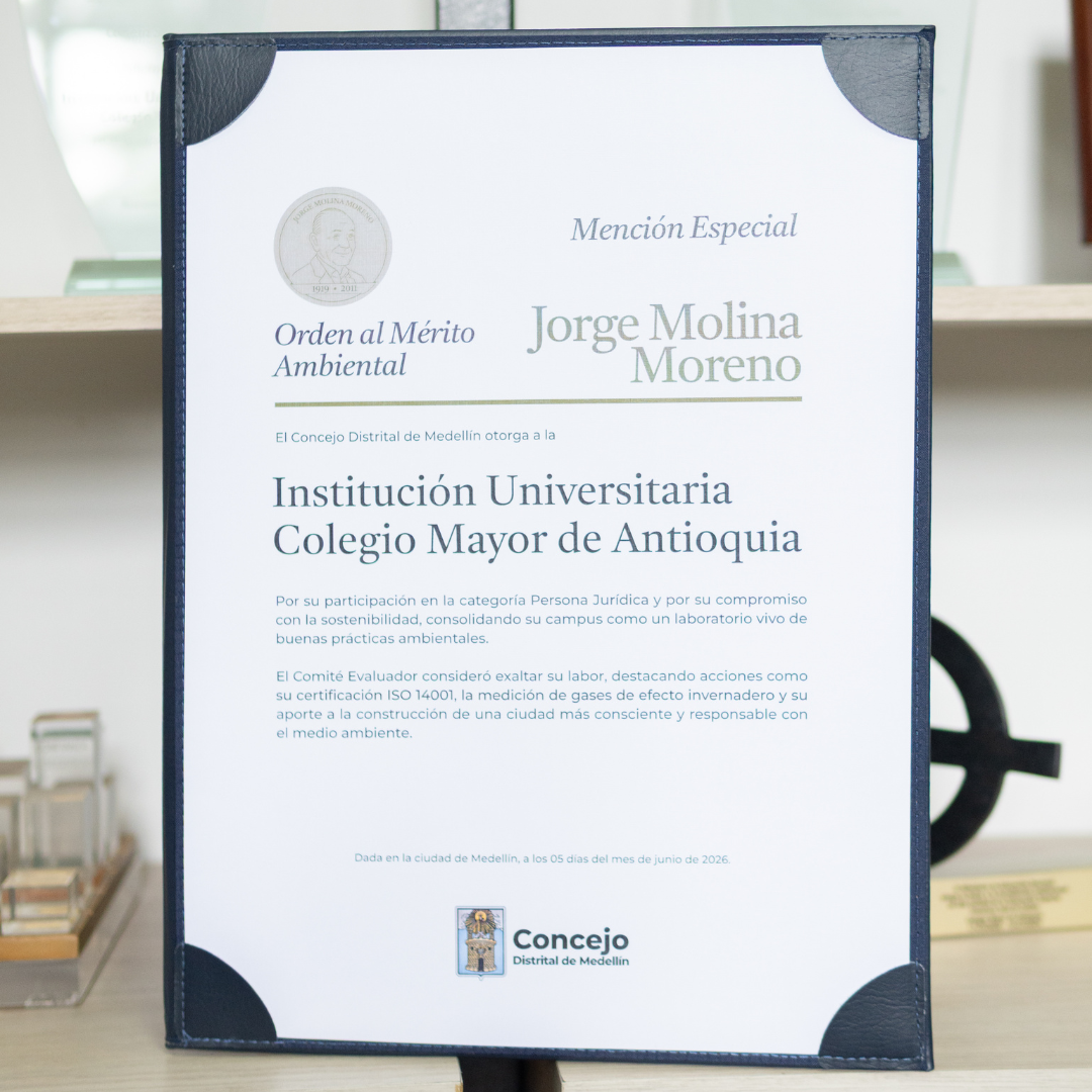 Colmayor recibe Mención Especial en la Distinción al Mérito Ambiental “Jorge Molina Moreno”