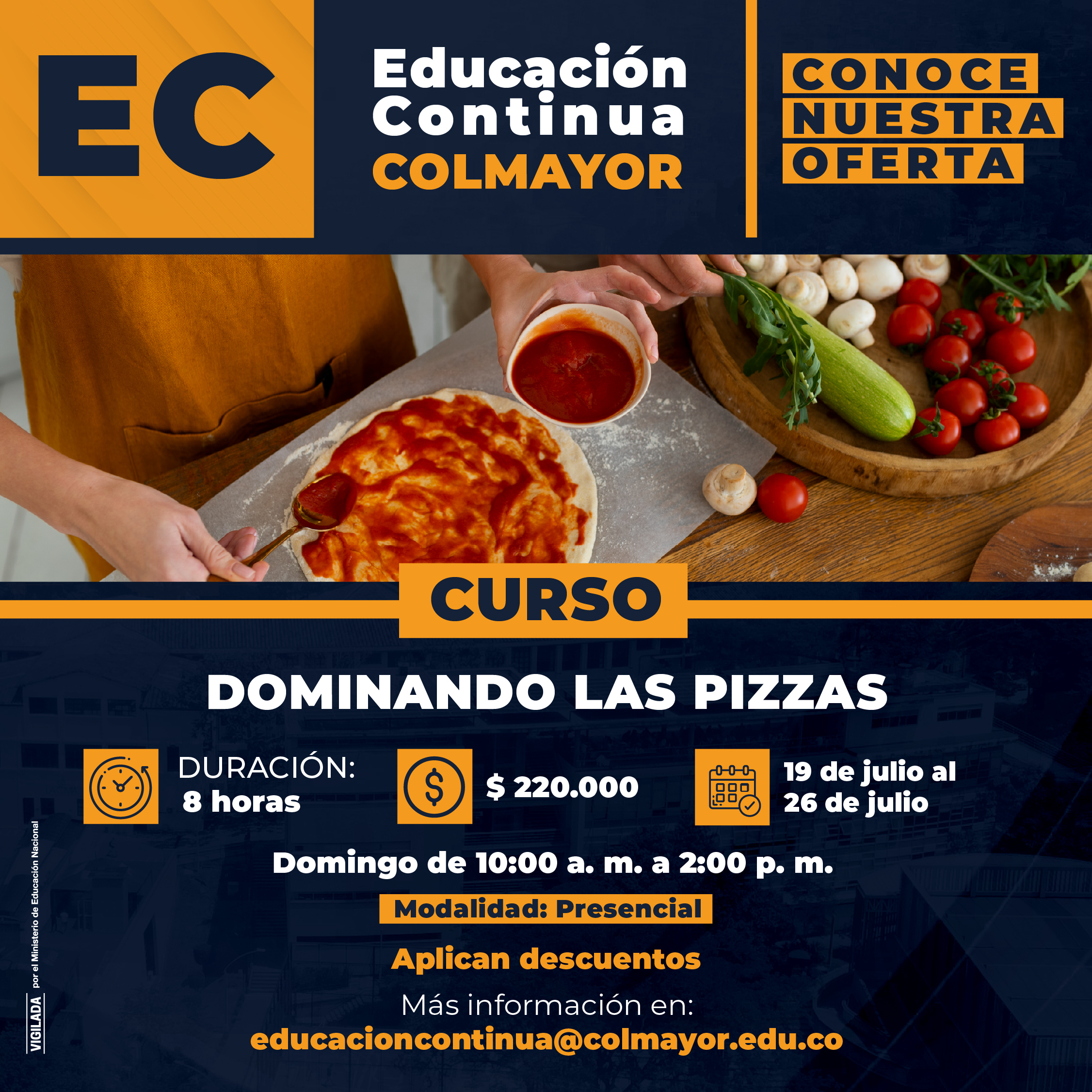 Curso: Dominando las pizzas