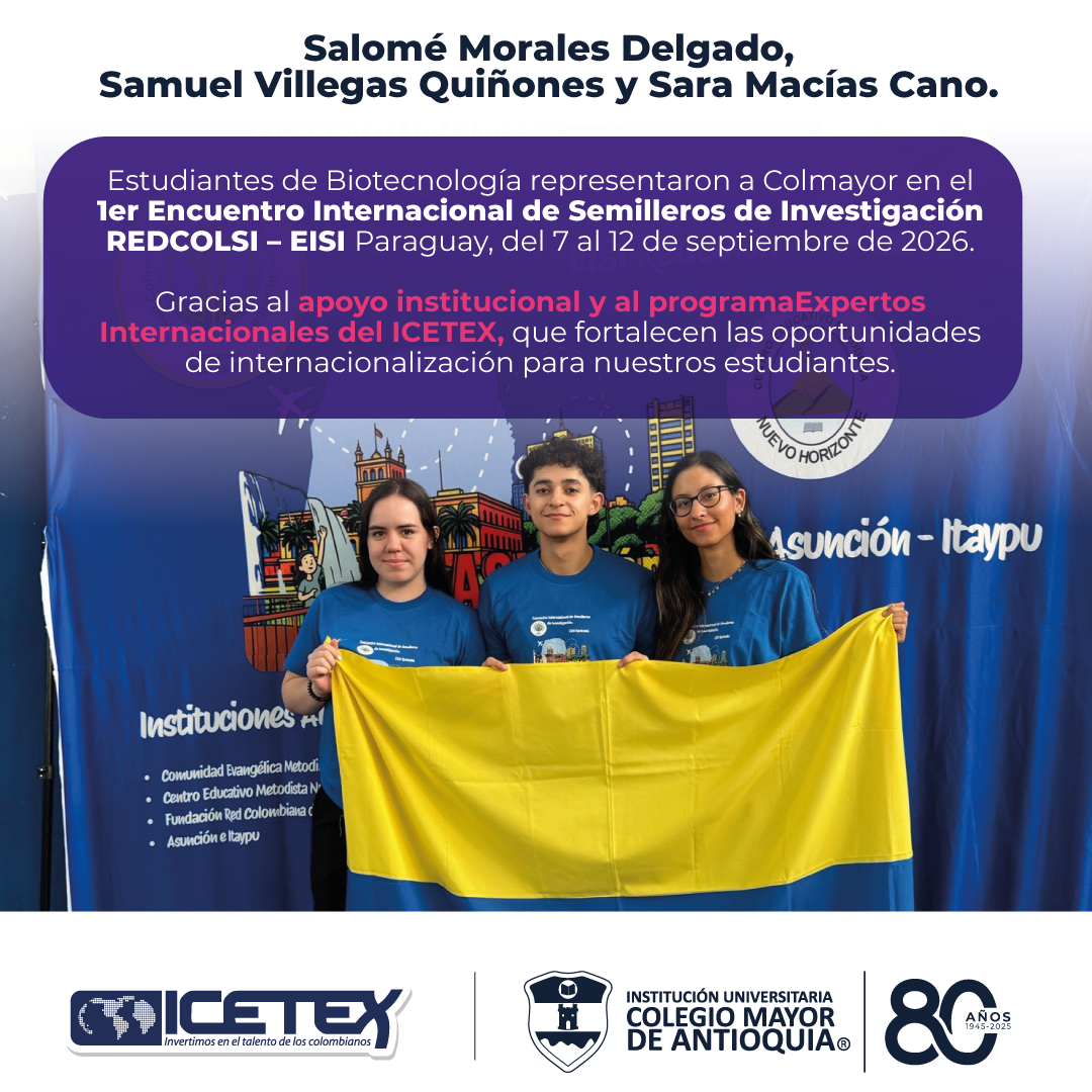 Estudiantes de Biotecnología representarán a Colmayor en encuentro internacional de investigación en Paraguay
