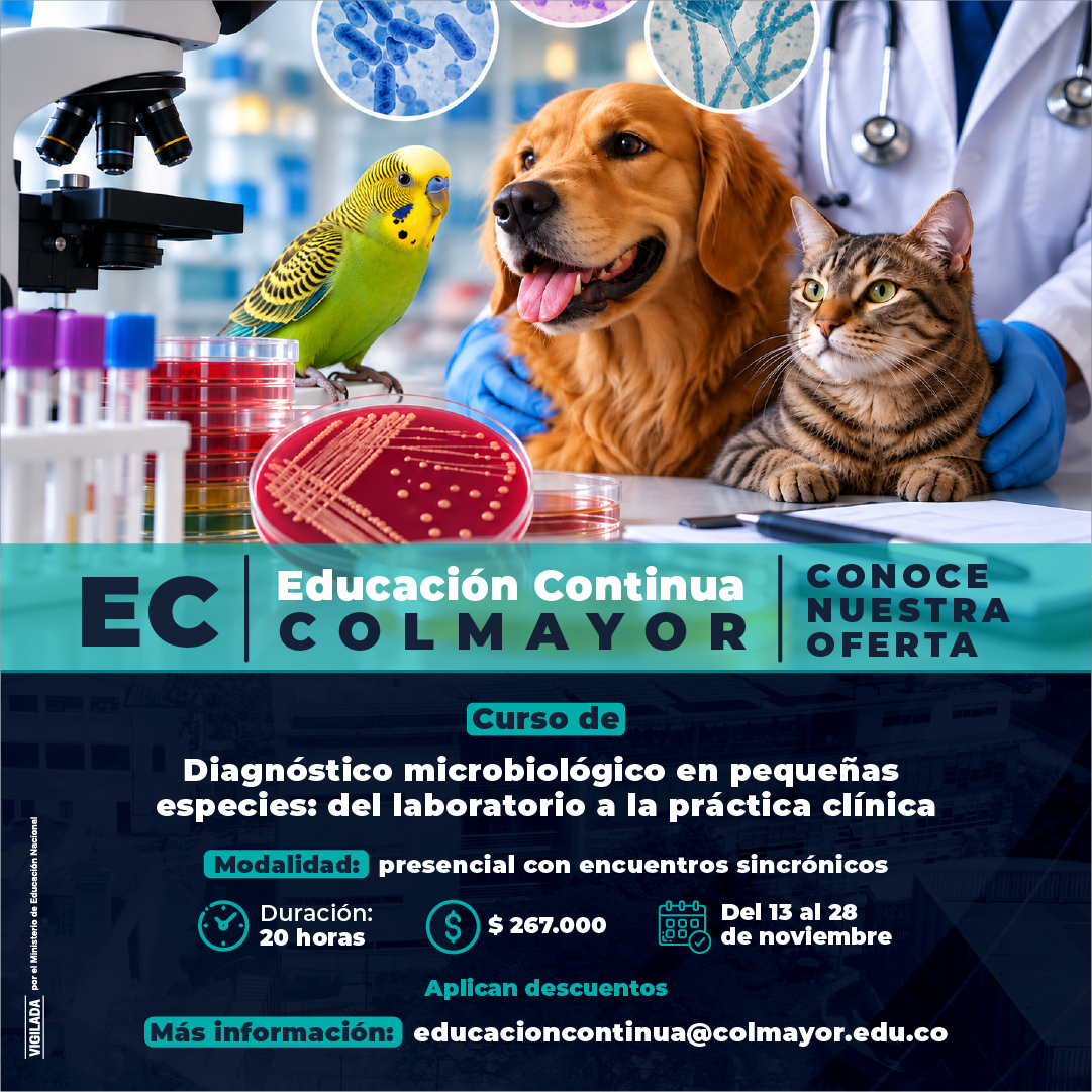 Curso de Diagnóstico microbiológico en pequeñas especies: del laboratorio a la práctica clínica