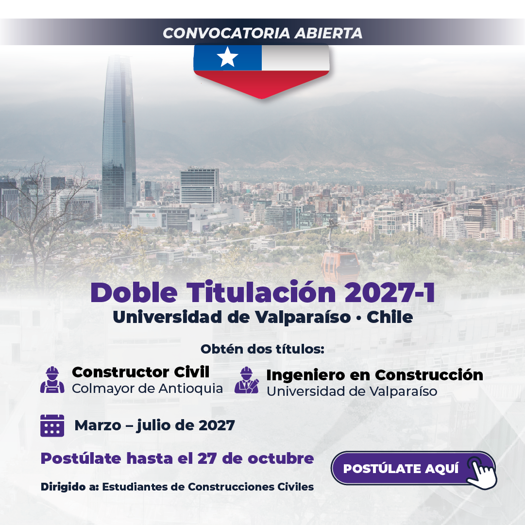 Estudiantes de Construcciones Civiles podrán acceder a doble titulación con la Universidad de Valparaíso, Chile